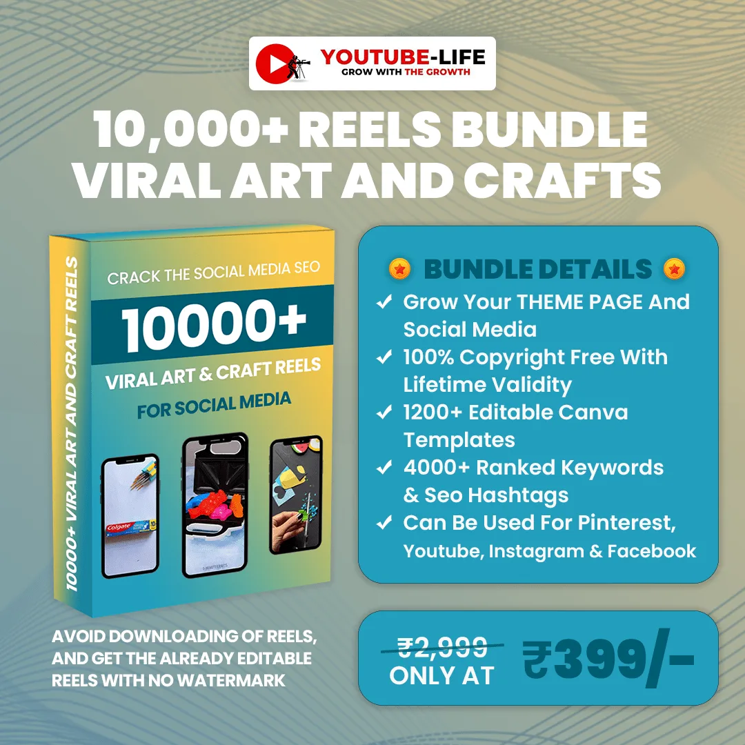 Art & Craft viral reels Bundle download