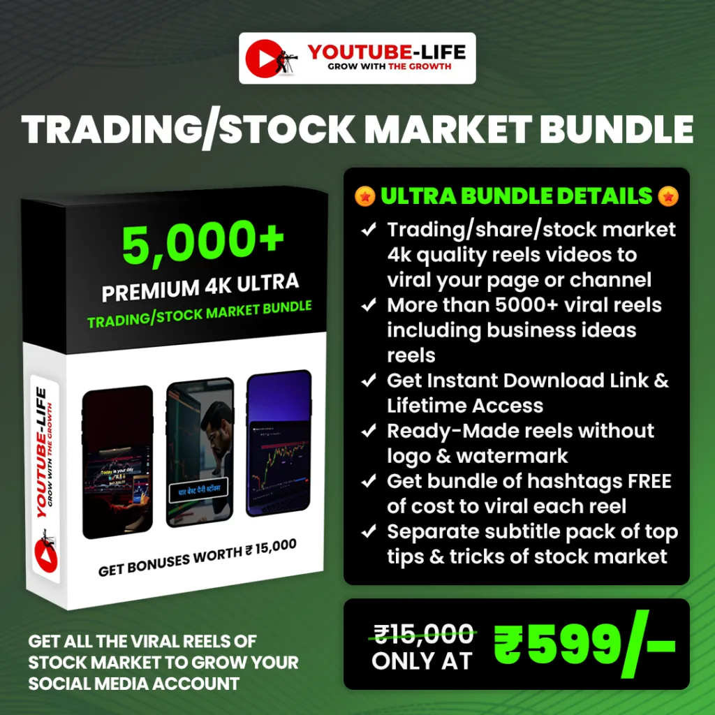 trading/ stock market reels bundle