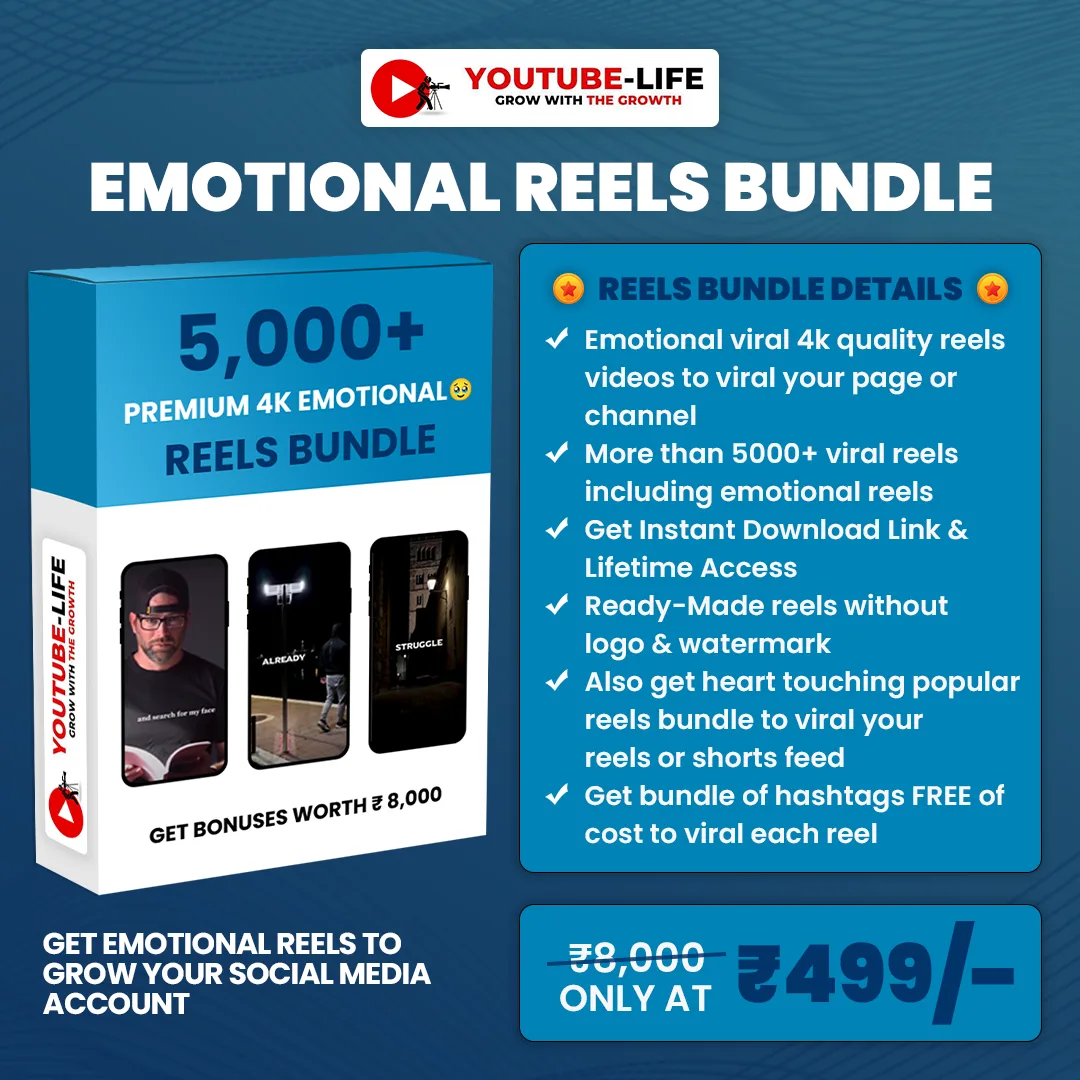 Emotional Reels Bundle 5000+ (HD) Quality videos