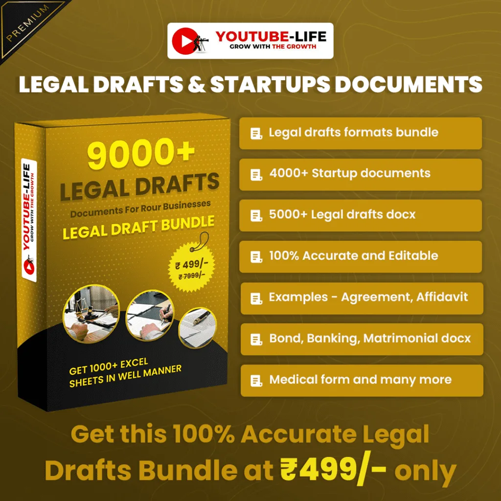 legal drafts bundle for businesses or startups