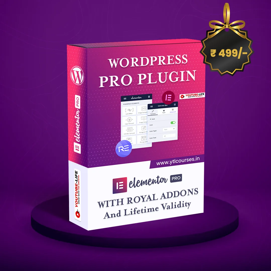 Elementor Pro Plugin : Download elementor pro with Royal Addons