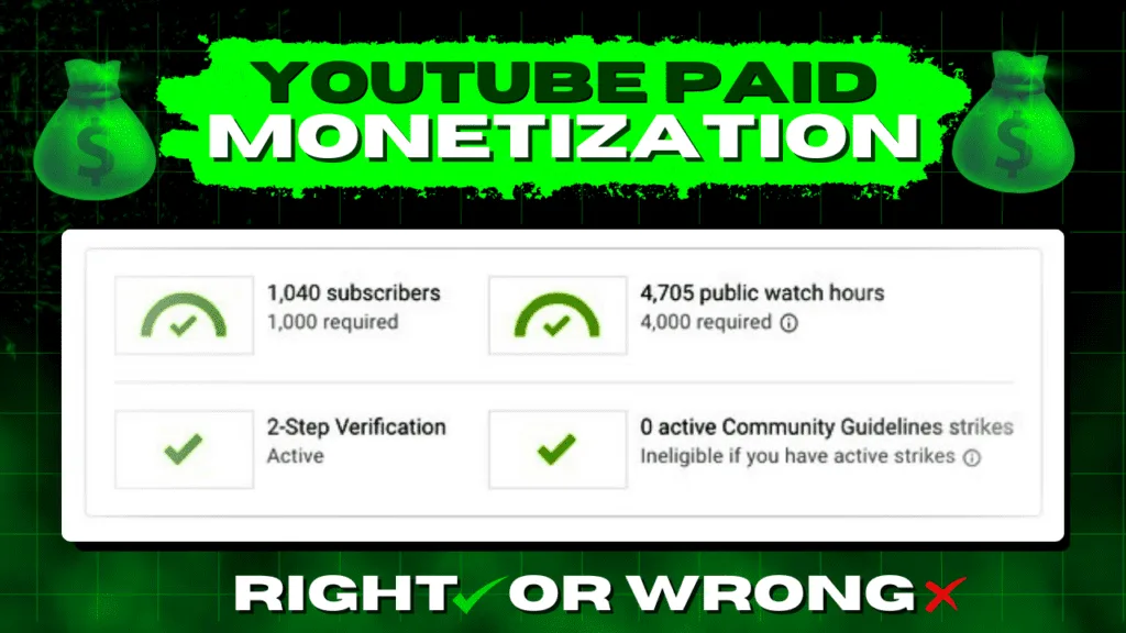 Evaluating YouTube-Paid Monetization Pros and Cons