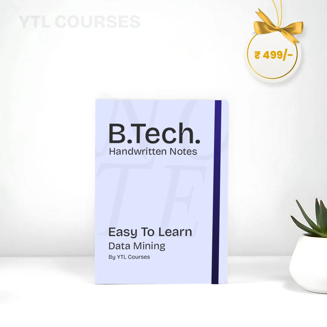 Data Mining B.Tech Handwritten Notes For University Exams