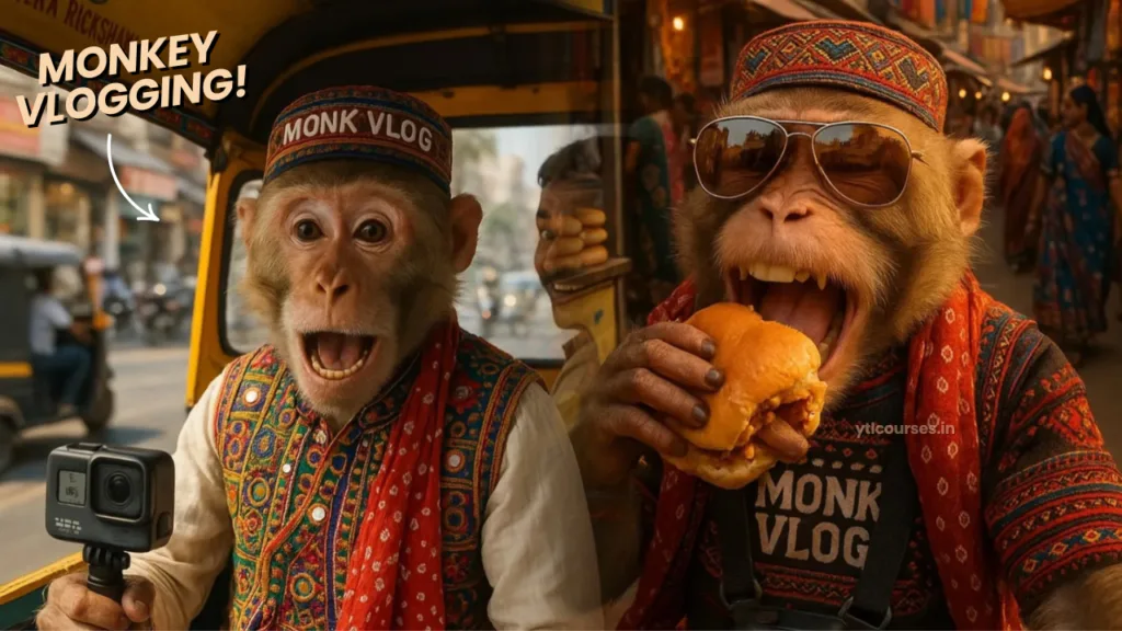 monkey vlogging ai
