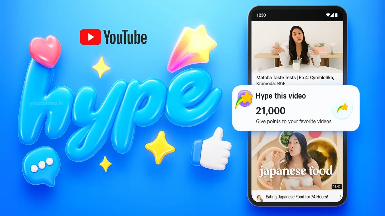 YouTube Hype feature, new youtube feature launched in india