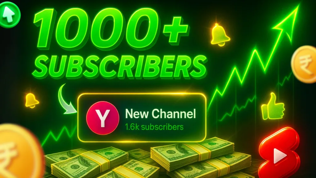 Complete 1000 Subscribers on YouTube